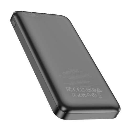 Power Bank HOCO J101 10000mAh, USB+Type-C, 22.5W, Black, 0.25kg