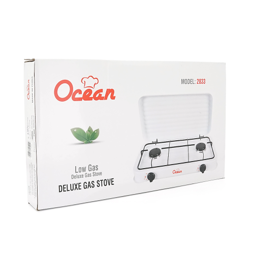 Газова плита Ocean YT-2833, 2 комфорки, White