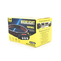 Налобний ліхтарик CY-2119A, 3 Cob, White+Red, 3+3 режими, корпус: пластик, водостійкий, ip44, живлення АКБ 18650, Type-C кабель, BOX