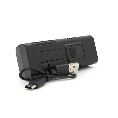 Ліхтарик велосипедний HY-1388, 4 режими, вбудований аккум, індикація заряду, USB кабель, BOX