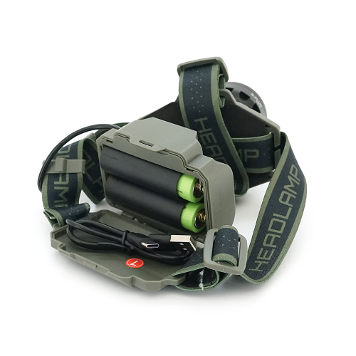 Налобний ліхтарик BP-8098TG, Zoom, 1 режим, корпус метал, водостійкий, живлення від 2*18650, індикація заряду, Type-C кабель, BOX