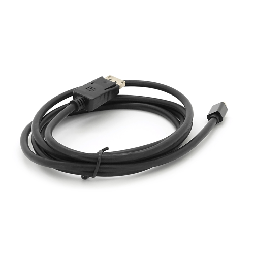 Конвертер mini Display Port (тато) на Display Port (тато) 1.8m (пакет) Black