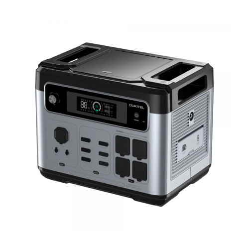 Портативна зарядна станція OUKITEL P2400E (ємність 2048 Вт&amp;middot;год), LiFePO4, потужність 2400 Вт (пікова 4800 Вт), 399x286x320 мм, вага 22 кг