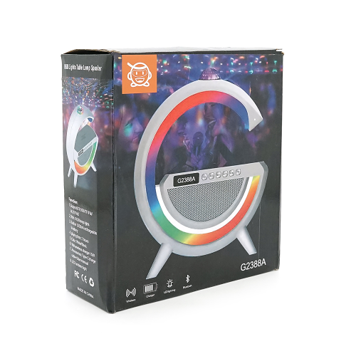 Настільна лампа-нічник G2388А, диско куля, світло RGB, Box