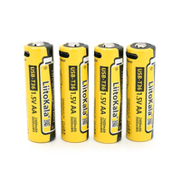 Акумулятор LiitoKala USB-T36 1.5V / AA 1.5V AA 2400mAh / 3600mWh, Li-ion Rechargeable Battery, Type-C, Charging current:300mAh,в блістері 4шт,ціна за 4шт
