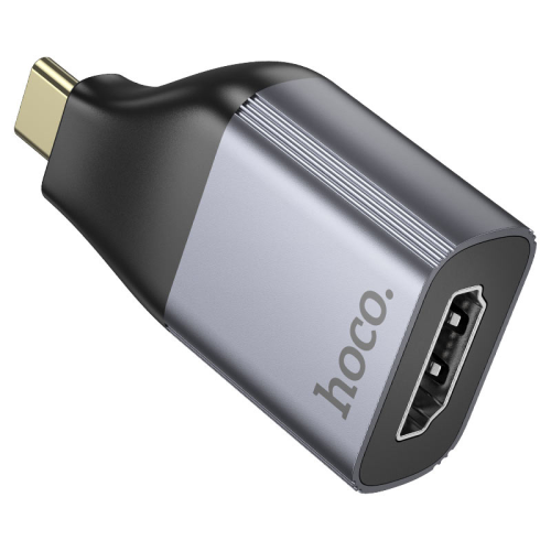 Перехідник HOCO UA33 Type-C (тато) / HDMI(мама), Black-gray