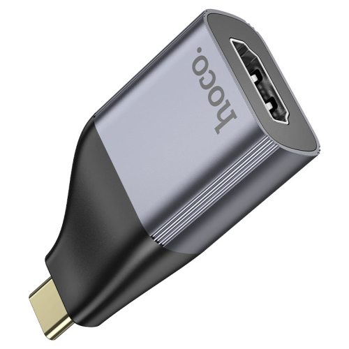 Перехідник HOCO UA33 Type-C (тато) / HDMI(мама), Black-gray
