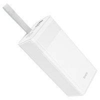 Power Bank HOCO J86 40000mAh, 2USB+Type-C+micro, PD20W, ліхтарик, White, 0.790kg