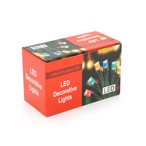 Гірлянди 400LED (Діод) White, 1 режим, 50 метрів, прозора ізоляція, BOX