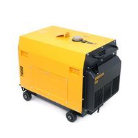 Генератор дизельний COVAX KDE7000T, 1-фазний 230V, 50Hz, 5.0kVA / 4.5kW, бак 15 л, витрата 1-1.2 л / год, пуск: стартер, 920x520x780 мм, 145 кг