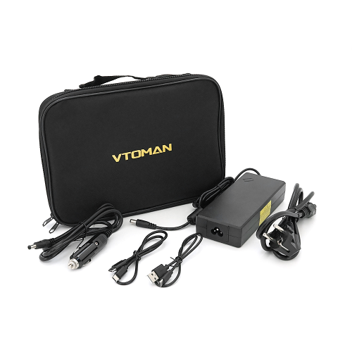 Портативна зарядна станція VTOMAN 1500X, 1500 (макс. 3000) Вт, LiFePO4 828 Вт&amp;middot;год (макс. 2376 Вт&amp;middot;год), 230 В, вихід 3x230 В / 1500 Вт, 2x12 В / 10 A-10 A, 2xPDTB, прикурювач 12 В / 10 A, 36x27x28 см; 20 кг