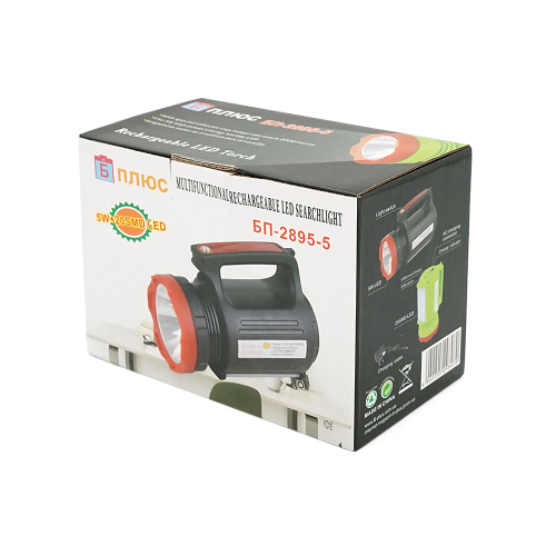 Ліхтар переносний BP-2895, 1+22 LED, 2+1 режим, вбудований акумулятор, СЗУ, ремінець, Box