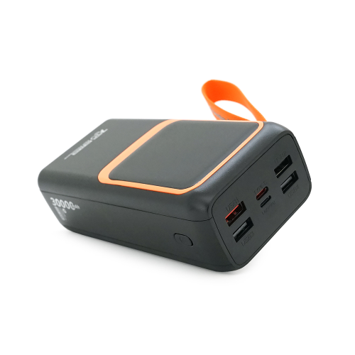 Powerbank 7GO GPW-08 30000mAh, Fast charge PD22.5W, Li-pol, LCD Display, Вхід:Type-C, Виходи: 2xUSB Type-C, 4xUSB Type-A, Type-C / Lightning, Box