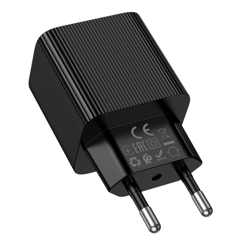 СЗУ 110-240V HOCO CS81A, 1xUSB, 3A, 18W, QC3.0, Black, Blister