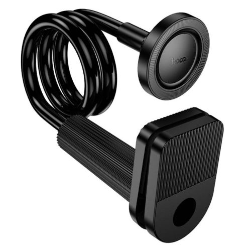 Холдер магнітний HOCO HD13, з гнучкою конструкцією, кріплення-прищіпка, 70 см, Black, Box