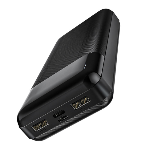Power Bank HOCO J72A 20000mAh, USB+Type-C, 2A, Black, 0.450kg, Box