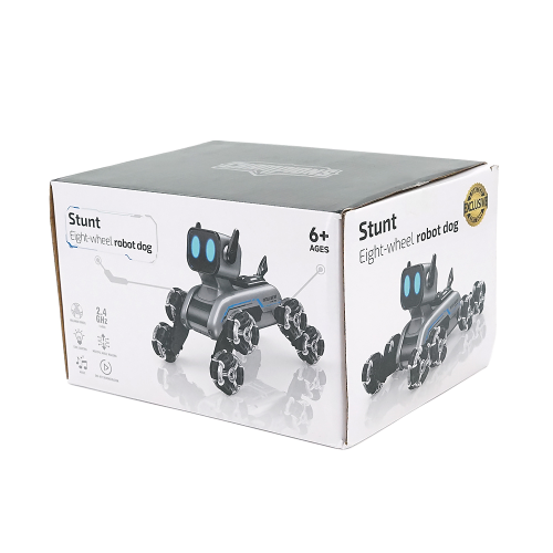 Інтерактивний робот-собака SHT DL-417. Управління пультом та жестами (2.4 ГГц до 50 м). 2 акумулятори 3.7V 500мАч. Silver. 175&amp;times;240&amp;times;145 мм.