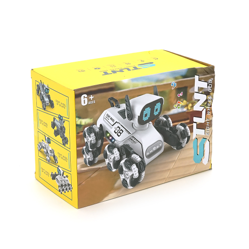 Інтерактивний восьмиколісний робот-собака CX-103-2. 2 пульти дистанційного керування. Живлення АКБ 3.7V + 2хAA. 125х240х175 мм