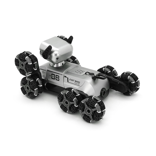 Інтерактивний восьмиколісний робот-собака CX-103-1. Пульт дистанційного керування. Живлення АКБ 3.7V + 2хAA. 125х240х175 мм