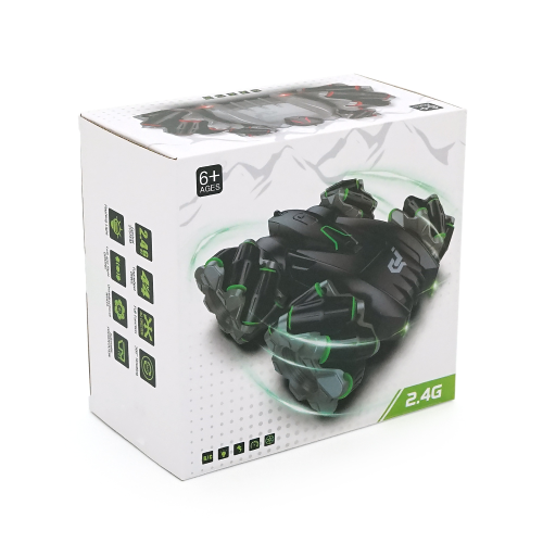 Радіокерований автомобіль-трюкач CX-1203E. Акумулятор 3.7V 300 мАг, зарядка 60 хв, радіус 15 м. Обертання 360 &amp;deg;, трюки. 230x150x100 мм.