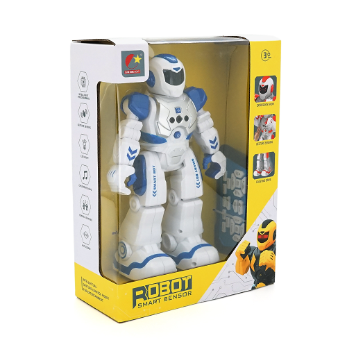 Радіокерований робот CX-38. Живлення 2 X AAA. Світло, звук, ходьба, повороти, обертання 360&amp;deg;, 5 мелодій. 155 90 270 мм.