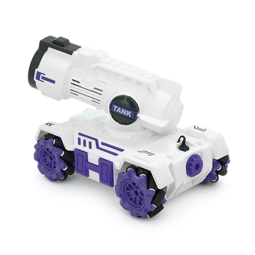 Радіокерований танк із піногенератором CX-102. 2 пульти. Частота 2.4 ГГц. Рух вперед / назад, повороти, стрілянина піною. Живлення 2хАА. 230х140х130мм