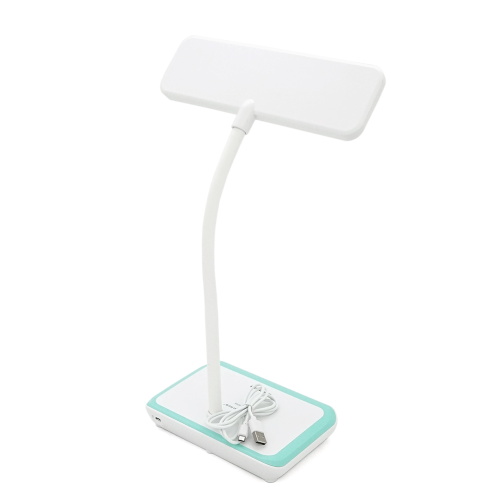 Настільна лампа WEIDASI WD-6048. Потужність 5 Вт. 153 Lm. Сенсорне керування. Діммер. Акумулятор 2400 mAh. 20 LED. White, Box