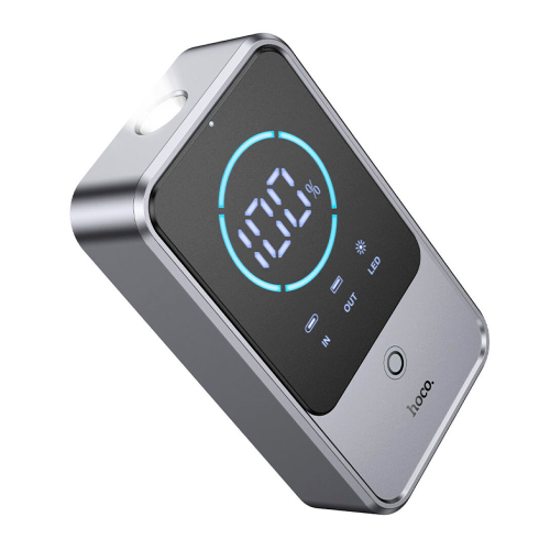 Пусковий прилад для акумулятора автомобіля HOCO QS7, Power Bank 10000mAh, 2xUSB+ Type-C, корпус пластик, Box