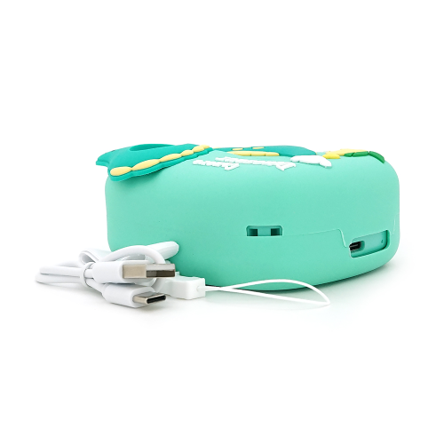 Дитячий фотоапарат D1-A Зелений Динозавр, екран IPS 2,4-дюйми, Type-C, Green, BOX