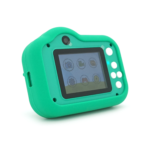 Дитячий фотоапарат M03 Зелена Панда, 2 камери, екран IPS 2-дюйми, Type-C, Green, BOX
