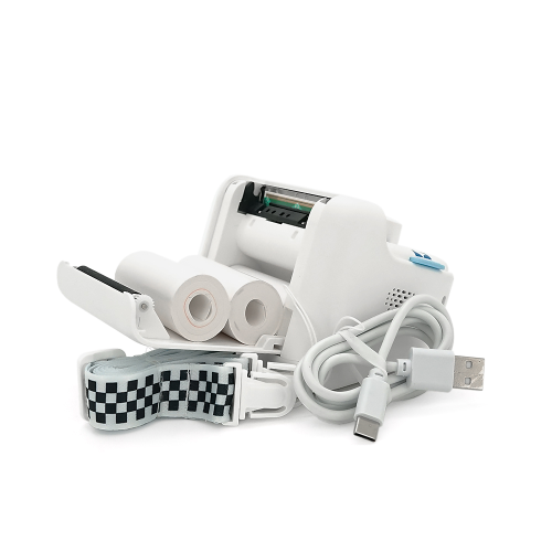 Дитячий фотоапарат S9 з функцією миттєвого термодруку, 1080p HD, MicroSD, екран IPS 2-дюйми, Type-C, White, BOX