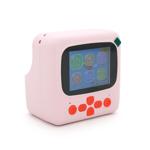 Дитячий фотоапарат Y708 з функцією миттєвого термодруку, екран IPS 2.4-дюйми, Type-C, Pink, BOX