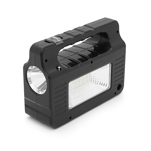 Переносний ліхтар EP-0138 + Solar, Функції: PowerBank, FM радіо, USB / TF, Bluetooth, АКБ 3,7V / 3600mAh, 3 виносні лампочки 3W, 183х64х135мм, Box