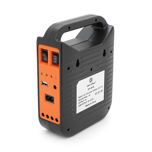 Переносний ліхтар EP-391 + Solar, Функції: PowerBank, АКБ 6V / 3000mAh, 3 виносні лампочки 3W, 140х60х185мм, Box