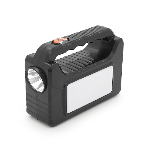 Переносний ліхтар EP-392 + Solar, Функції: PowerBank, АКБ 6V / 4000mAh, 3 виносні лампочки 3W, 175х65х125мм, Black, Box