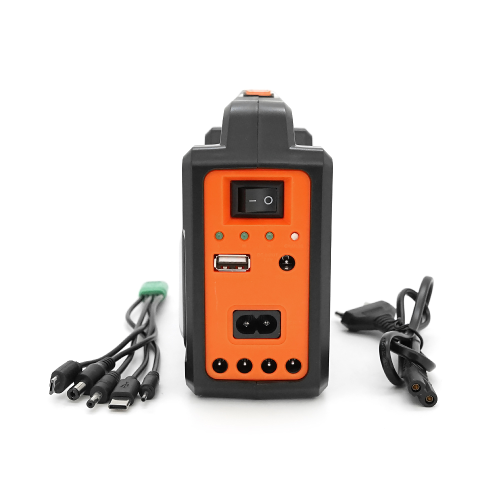 Переносний ліхтар EP-392 + Solar, Функції: PowerBank, АКБ 6V / 4000mAh, 3 виносні лампочки 3W, 175х65х125мм, Black, Box
