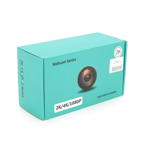 Вебкамера з мікрофоном Q7, 2K 30fps, з автофокусом, пласт. корпус, Black, BOX