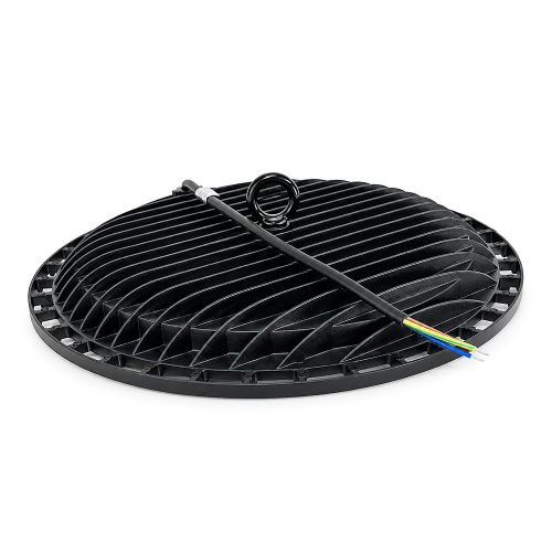 Стельовий промисловий світильник Ritar BHL02-200W, 6500K, 220V. IP65, 30000lm, RA &amp;gt;80, &amp;Phi;362*35 мм, Black