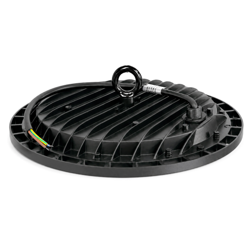 Стельовий промисловий світильник Ritar BHL02-100W, 6500K, 220V. IP65, 30000lm, RA &amp;gt;80, &amp;Phi;362*35 мм, Black
