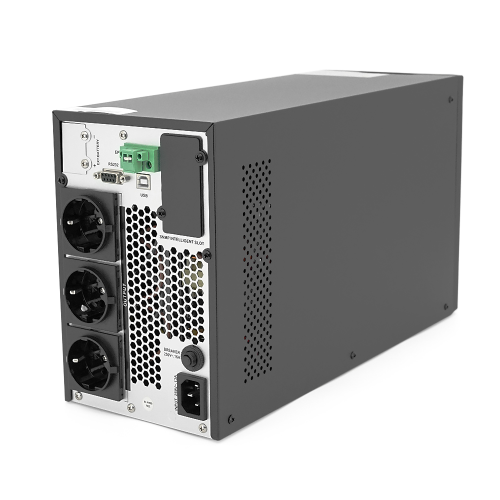 ДБЖ ON-LINE Ritar TOWER PT-2KSLI-LCD, 2000 Вт, 51,2 В постійного струму, 307 Вт&amp;middot;год LiFePo4, роз&amp;rsquo;єми Euro *4 шт., 1*USB, 1*RS232, 1*EPO, слот SNMP, Q2