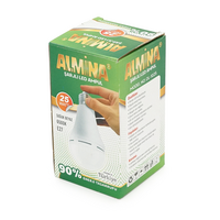 Лампочка з акумуляторами ALMINA DL-1025, 220-240V, до 2 годин роботи, 4 години зарядки, 25W(250W), E27, 2700Лм, 6500K, Box