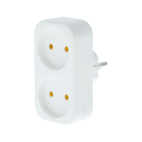 Двойник Tecro SC-2 2 розетки, белый