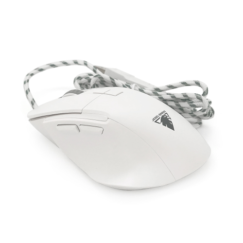 Миша провідна JEDEL CP102, 1200 / 1800 / 2400 / 3600DPI, кабель 1,5 м. 127x83x63 мм. 135 гр. White. Box
