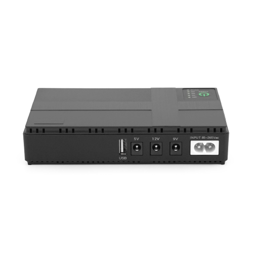 ДБЖ UPS-36W DC1036P для роутерів / комутаторів / PON / POE-430, 5 / 9 / 12V, 1A / 2А, 12000мAh, Black, BOX