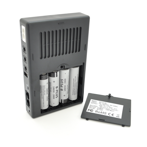 ДБЖ UPS-18W DC1018P YT45453 для роутерів / комутаторів / PON / POE-430, 5 / / 9 / 12V, 1A, 11200MAh(знімні 4*2800MAh), Black, BOX