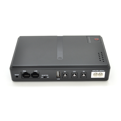 ДБЖ UPS-18W DC1018P YT45454 для роутерів / комутаторів / PON / POE-430, 5 / / 9 / 12V, 1A, 12800MAh(знімні 4*3200MAh), Black, BOX