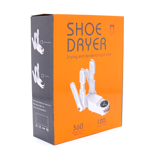 Сушарка для взуття, шкарпеток та рукавичок Shoe Dryer SH-4, 220V / 150W, 4 тримачі, ультрафіолетова обробка, таймер. White. Box