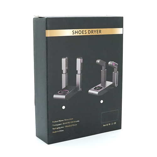 Сушарка для взуття, Shoe Dryer SH-3, 220V / 12W, сенсорне керування, таймер. Black. Box