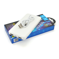 Power Bank HOCO J100 10000mAh, USB+Type-C, 2A, White, 0.260kg, Box