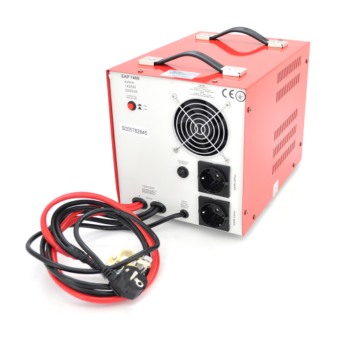 ДБЖ з правильною синусоїдою Westech EAP DUAL-2000VA / 1400W 24V, однофазний, напольного монтажу, LED дисплей, DC150-270V, AC230&amp;plusmn;8%, 2*Shuko, Q8